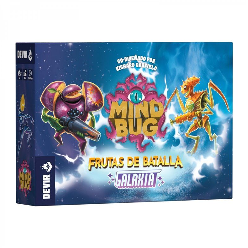 Mindbug Frutas de Batalla: Galaxia - Juego de Mesa