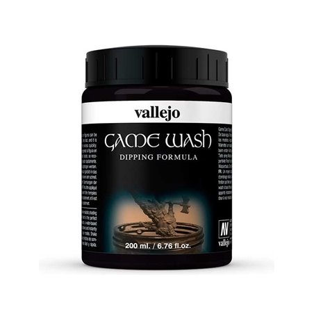 Lavado Negro - Black Wash 200 ml Dipping Formula - Pintura Vallejo