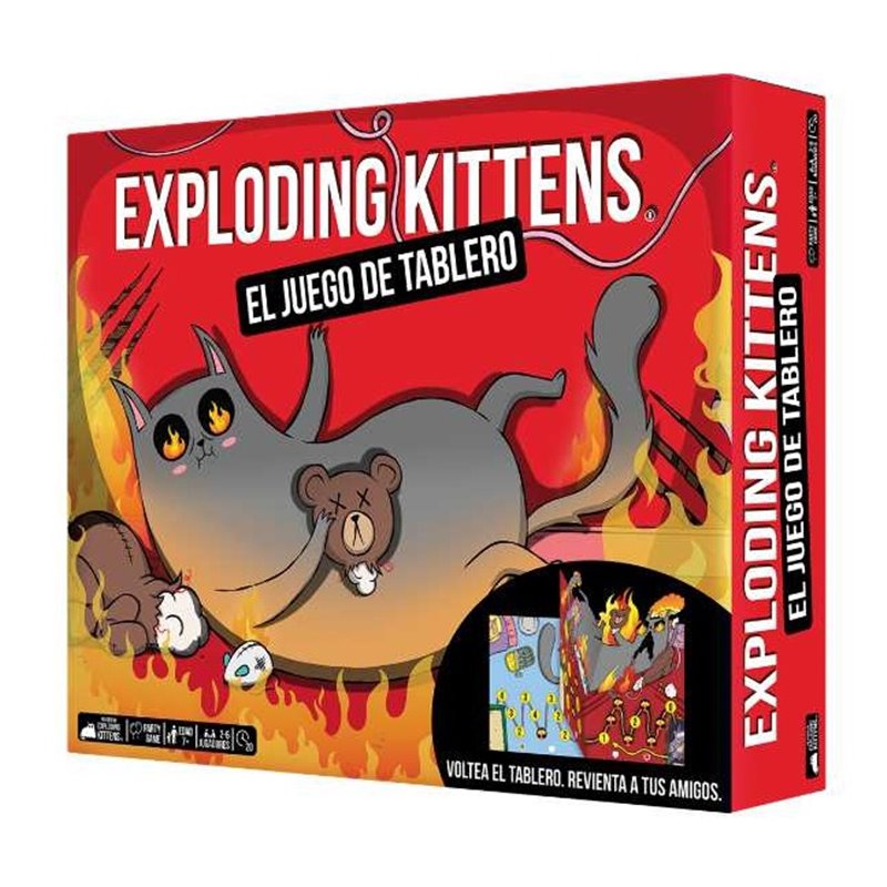 Exploding Kittens El Juego de Tablero - Juego de Mesa