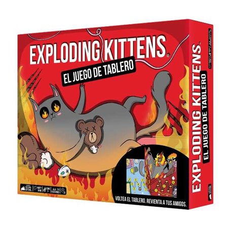Exploding Kittens El Juego de Tablero - Juego de Mesa