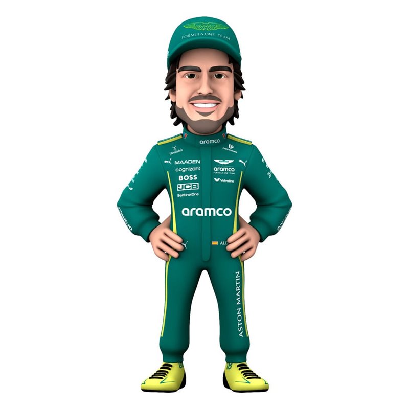 Minix Fernando Alonso - Aston Martin F1 - Formula 1 Figura 12 cm Minix Fernando Alonso - Aston Martin F1 - Formula 1 Figura 12 cm