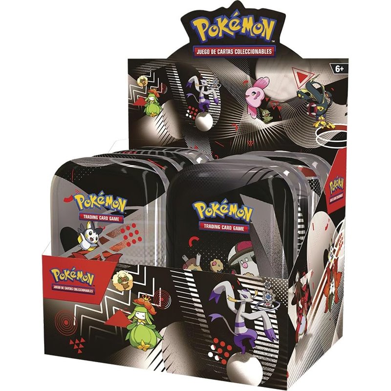 Pokemon Escarlata y Púrpura - Fulgor Negro y Llama Blanca Mini Lata Castellano