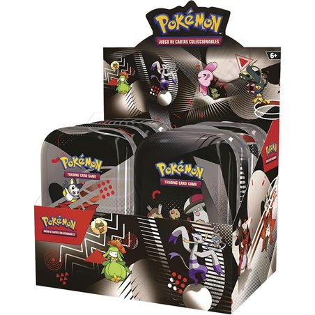 Pokemon Escarlata y Púrpura - Fulgor Negro y Llama Blanca Mini Lata Castellano
