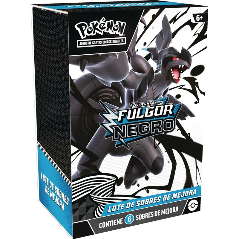 Pokemon Escarlata y Púrpura Fulgor Negro - Lote de Sobres de Mejora Castellano