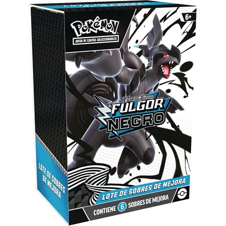 Pokemon Escarlata y Púrpura Fulgor Negro - Lote de Sobres de Mejora Castellano