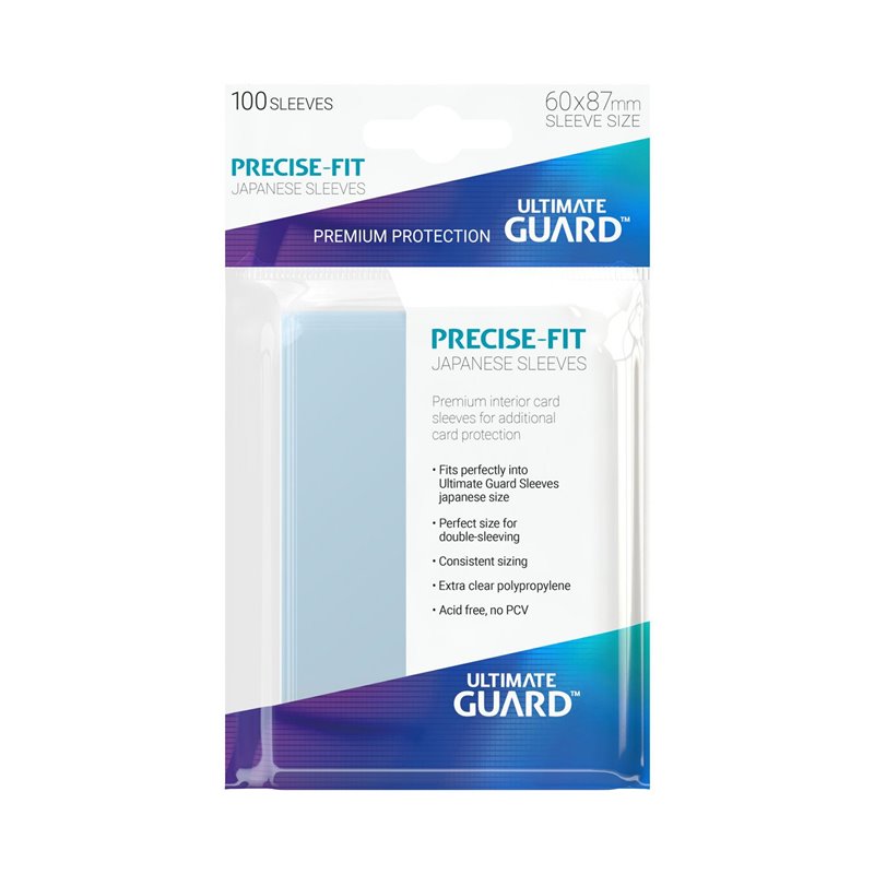 Fundas Ultimate Guard Premium 60x87 mm Precise-Fit Japonés Fundas Ultimate Guard Premium 60x87 mm Precise-Fit Japonés