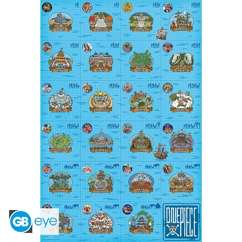 Maxi Poster One Piece - "Log Itinerary" Maxi Poster One Piece - "Log Itinerary"