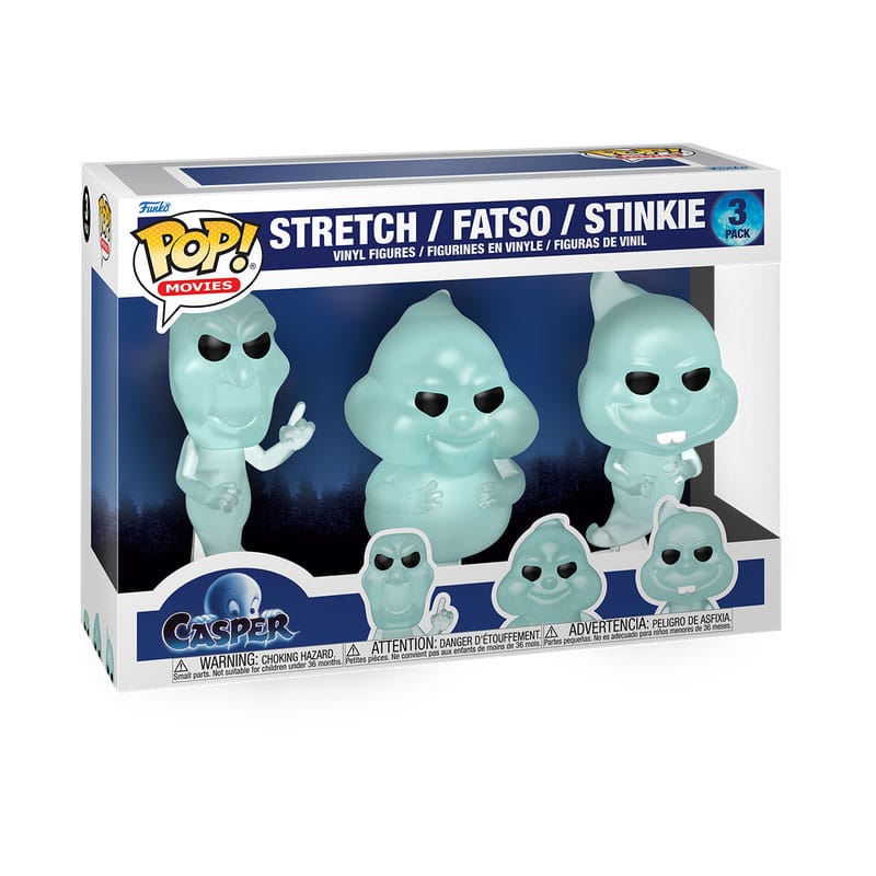 Funko Pop! Stretch, Fatso & Stinkie - Casper 30th - Pack 3 Figuras 9 cm Funko Pop! Stretch, Fatso & Stinkie - Casper 30th - Pack 3 Figuras 9 cm