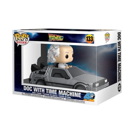 Funko Pop! Ride Doc with Time Machine - Regreso al Futuro - Back to the Future