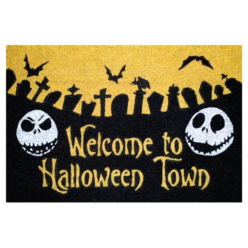 Alfombra Felpudo Halloween Town - Disney Pesadilla Antes de Navidad 