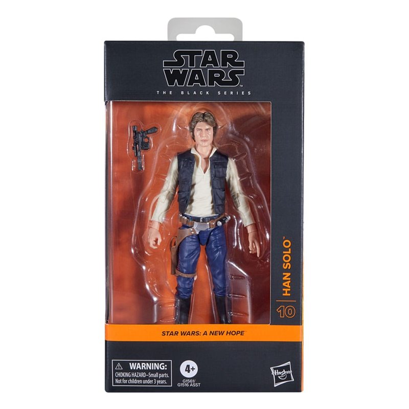 Han Solo - Star Wars: Episode IV - Figura Black Series Hasbro Han Solo - Star Wars: Episode IV - Figura Black Series Hasbro