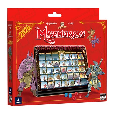 Calendario 365 Aventuras: Mazmorras - Juego de mesa