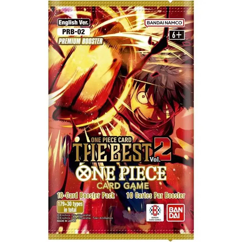 One Piece Card Game PRB-02 - Premium Booster: The Best - Sobre de Cartas One Piece Card Game PRB-02 - Premium Booster: The Best - Sobre de Cartas