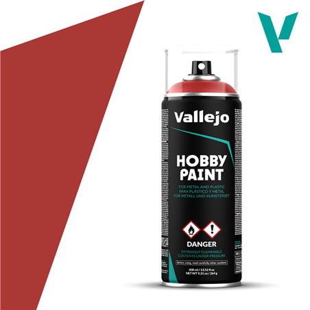 Spray Imprimación Rojo Escarlata - Pintura Vallejo