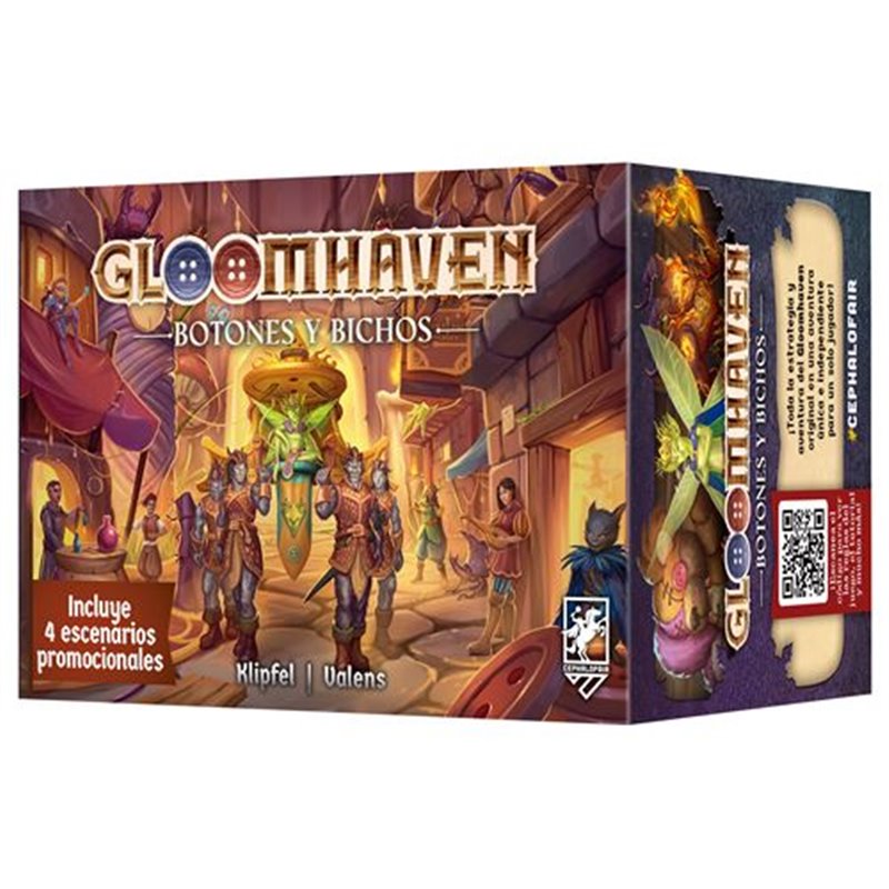 Gloomhaven Botones & Bichos - Juego de Mesa