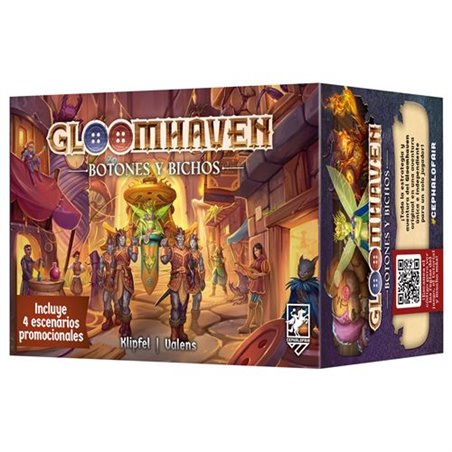 Gloomhaven Botones & Bichos - Juego de Mesa