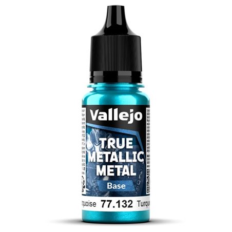 Turquesa Hidra Base - Hydra Turquoise - True Metallic Metal - Pintura Vallejo
