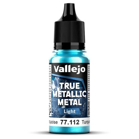 Turquesa Hidra Light - Hydra Turquoise - True Metallic Metal - Pintura Vallejo