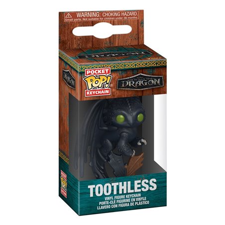 Funko Pop! - Llavero Desdentao - Toothless Como Entrenar a tu Dragón