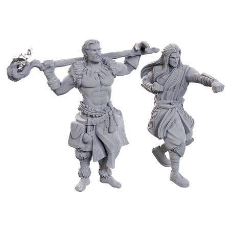 Archdruid & Martial Arts Adept - Miniatura Dungeons and Dragons D&D