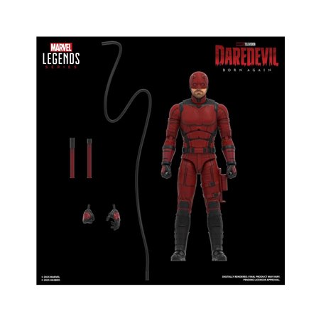 Figura Daredevil - Marvel Legends Series Hasbro - Daredevil: Born Again 15 cm