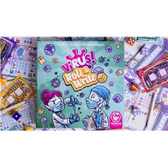 Virus! Roll & Write - Juego de Mesa