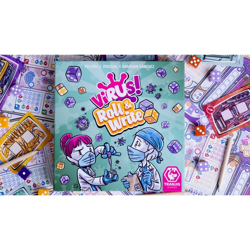 Virus! Roll & Write - Juego de Mesa Virus! Roll & Write - Juego de Mesa