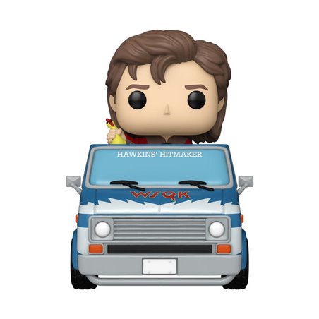 Funko Pop! Rides Steve Harrington with The Squawk Van - Stranger Things Figura 10cm