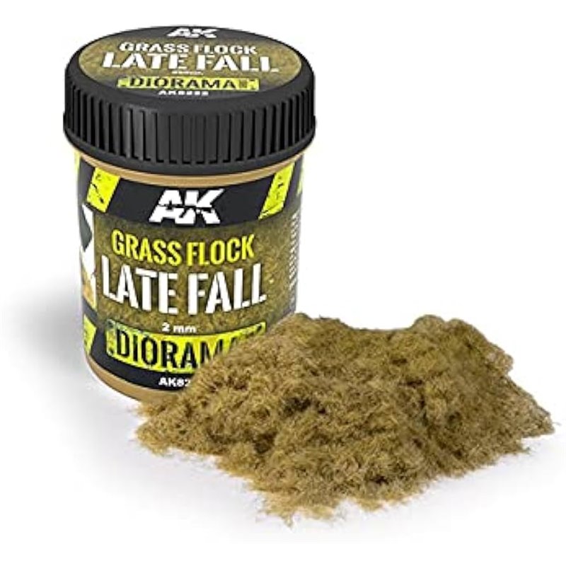 Grass Flock Late Fall 2mm Terrains Textura - Pintura AK Interactive