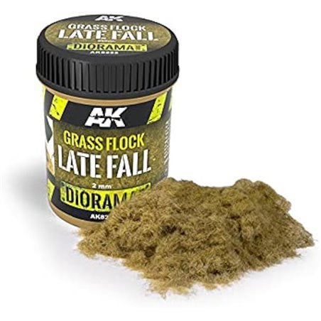 Grass Flock Late Fall 2mm Terrains Textura - Pintura AK Interactive