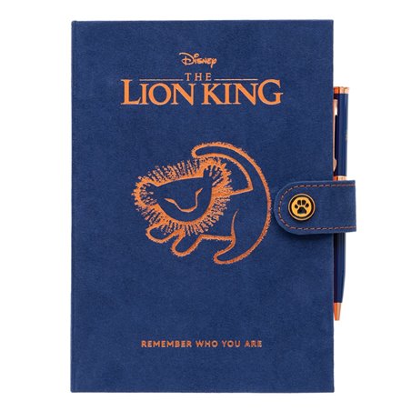 Libreta Cuaderno Premium A5 con Bolígrafo El Rey León - Disney