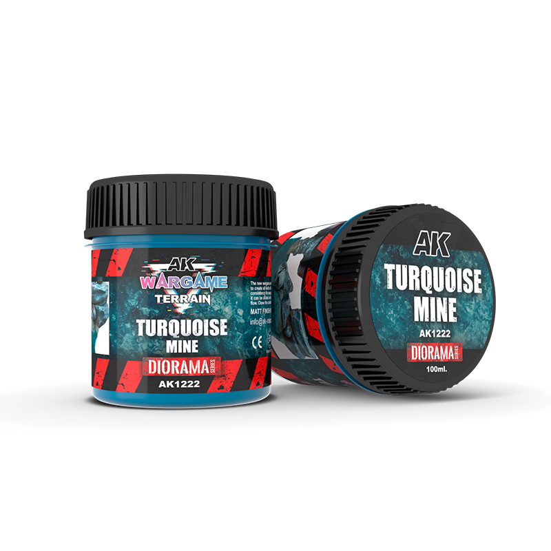 Turquoise Mine 100 ml Terrains Textura - Pintura AK Interactive