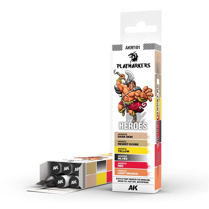 Playmarkers Set Heroes - Pintura AK Interactive