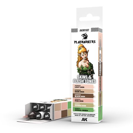 Playmarkers Skins & Flesh Tones - Pintura AK Interactive