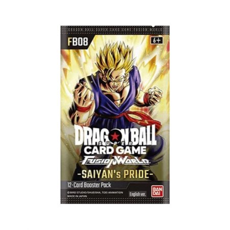Dragon Ball Super Fusion World - Saiyan's Pride FB-08 - Sobre de 12 Cartas