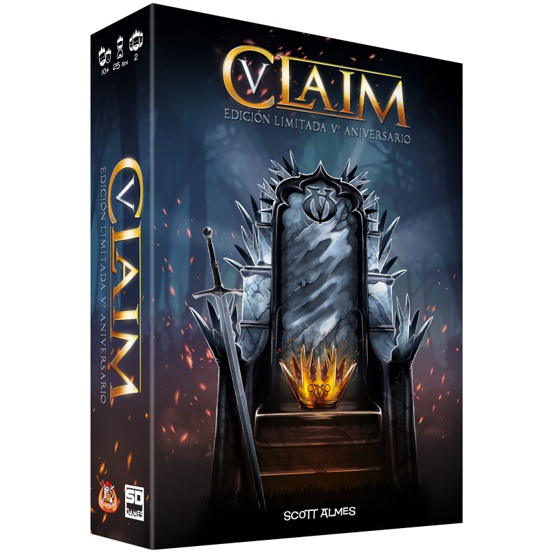 Claim V Aniversario - Edición Limitada - Juego de Mesa Claim V Aniversario - Edición Limitada - Juego de Mesa