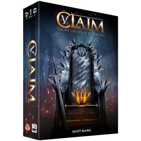 Claim V Aniversario - Edición Limitada - Juego de Mesa