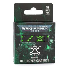 Necrons: Destroyer Cult Dice - Dados Necrones