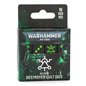 Necrons: Destroyer Cult Dice - Dados Necrones