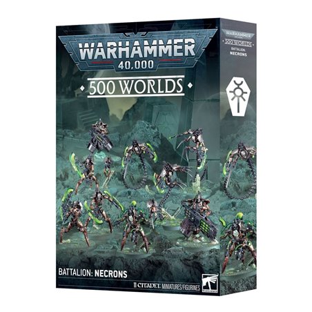500 Worlds Batallón de Necrones