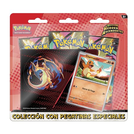 Pokemon Megaevolución Heroes Ascendentes - Pack Colección con Pegatinas Especiales Castellano