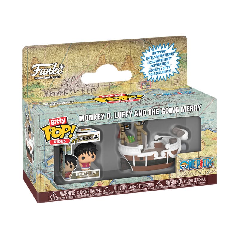 Funko Bitty Pop! Rides - Monkey D. Luffy & The Going Merry - One Piece Funko Bitty Pop! Rides - Monkey D. Luffy & The Going Merry - One Piece