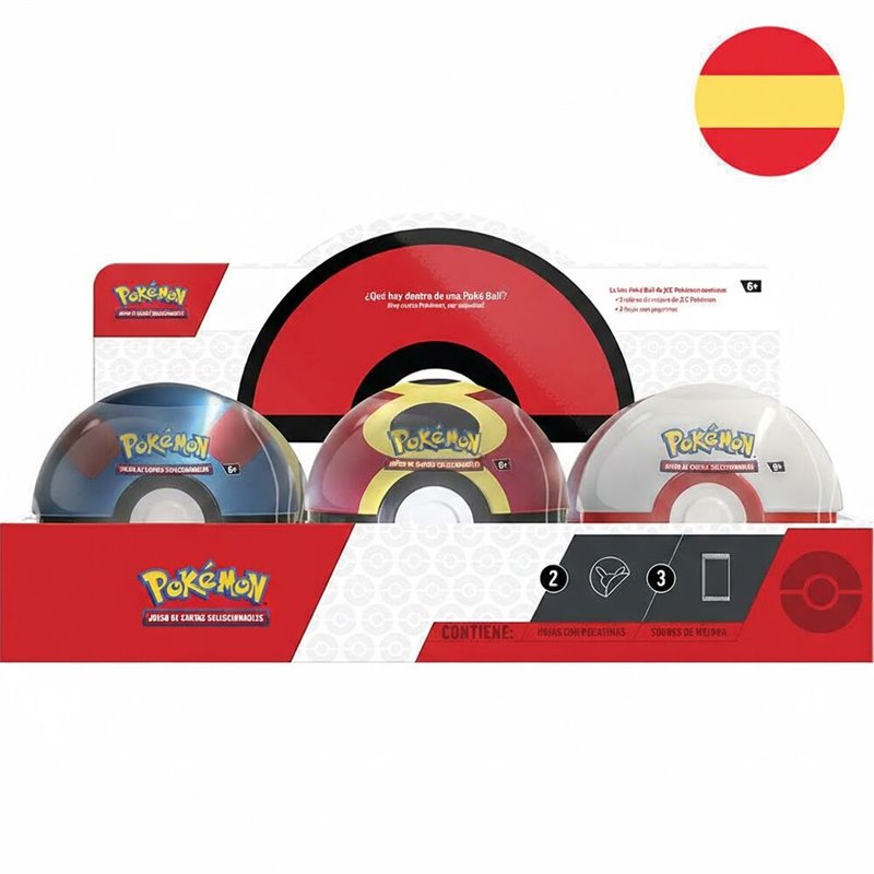 Lata Poke Ball 2026 Pokemon JCC Colección Especial Castellano