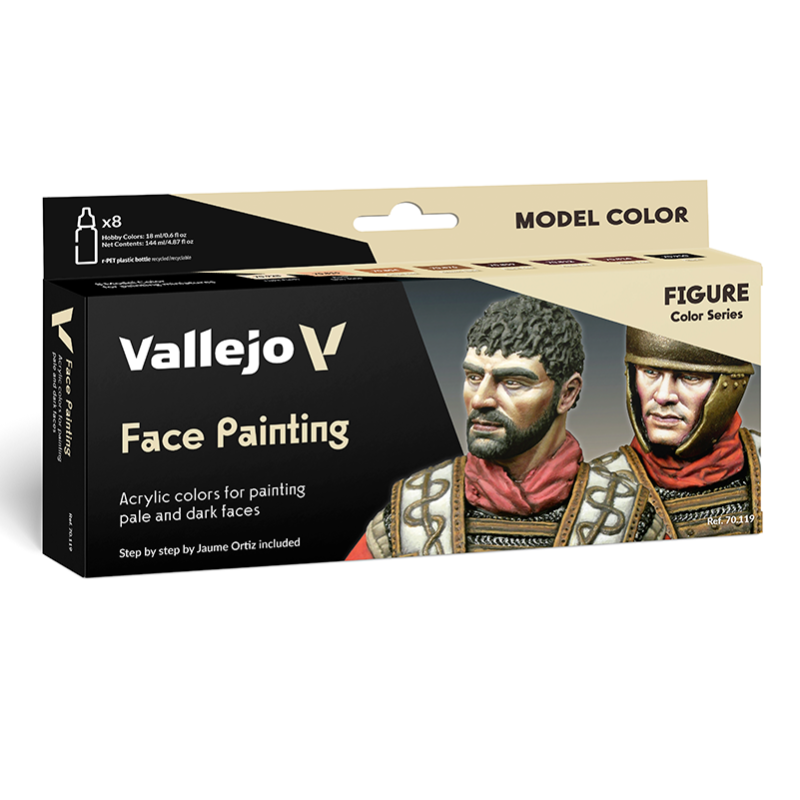 Face Painting - Piel y Caras Paint Set - Game Color Pintura Vallejo Face Painting - Piel y Caras Paint Set - Game Color Pintura Vallejo