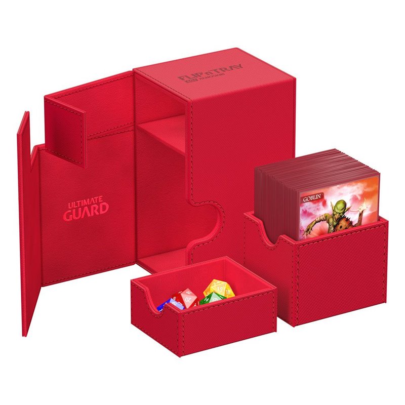 Twin Flip`n`Tray 80+ Caja de Cartas XenoSkin Rojo Twin Flip`n`Tray 80+ Caja de Cartas XenoSkin Rojo