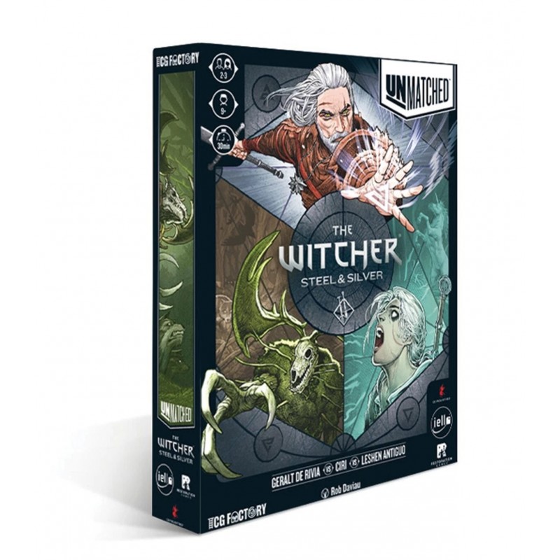 Unmatched: The Witcher Steel & Silver - Juego de Mesa