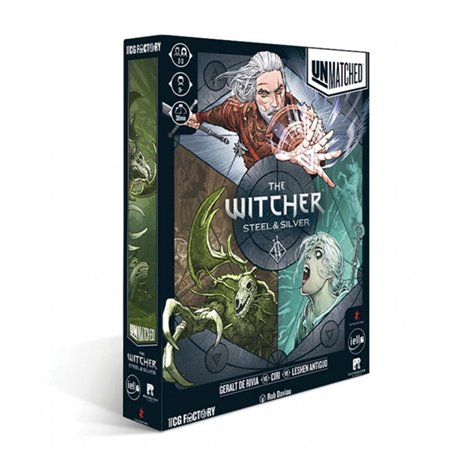 Unmatched: The Witcher Steel & Silver - Juego de Mesa