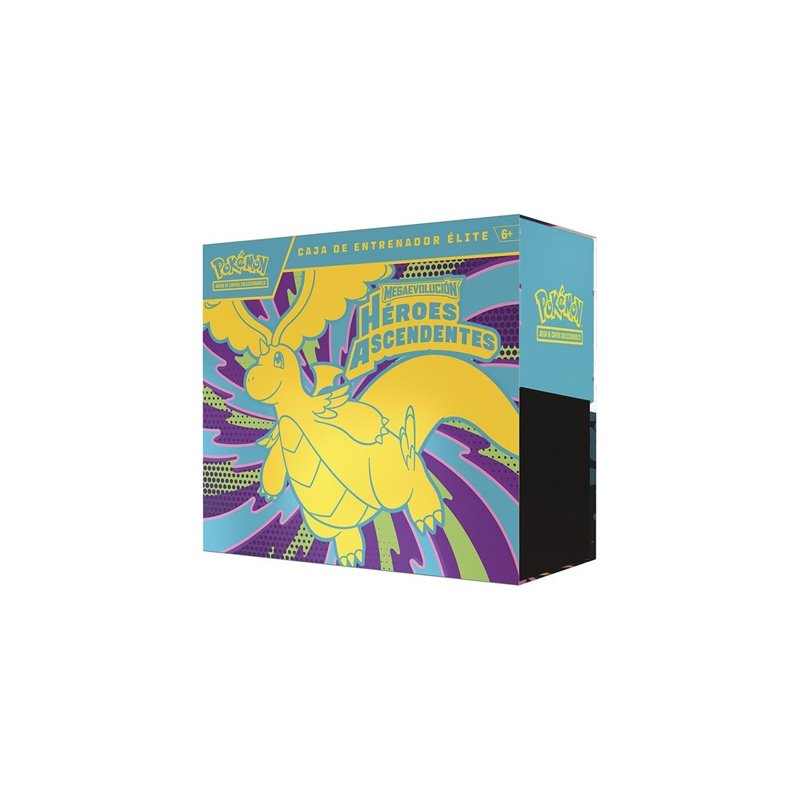 Pokemon Megaevolución - Héroes Ascendentes - Caja de Entrenador Élite Dragonite Castellano