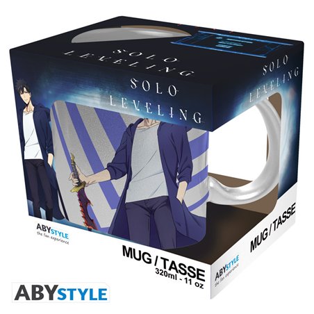 Taza Jinwoo & Igris Solo Leveling Silver Foil