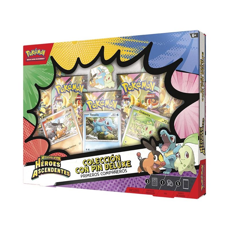 Pokemon Megaevolución Heroes Ascendentes - Pack Pin Deluxe Castellano